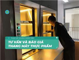Mức giá tham khảo thang máy tải thực phẩm tại khu vực TPHCM