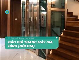 Giá lắp đặt thang máy gia đình nội địa tại Tp.Hồ Chí Minh