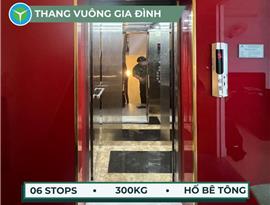 Thang máy gia đình 550kg lắp đặt tại Phường Tân Thành, Quận Tân Phú, TPHCM