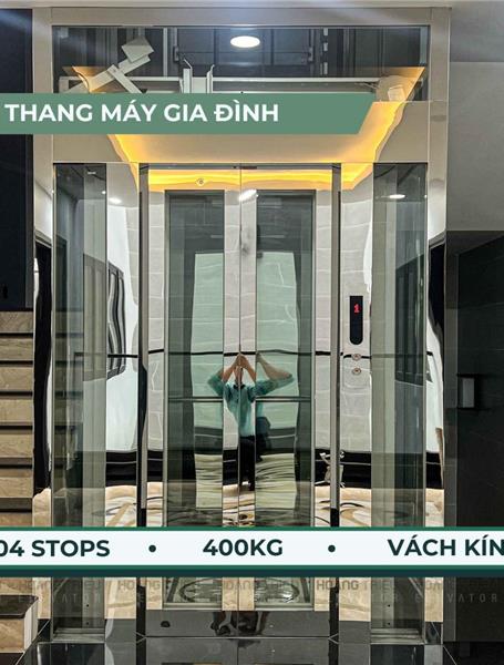 Thang máy gia đình 400kg lắp đặt tại Ngô Quyền, Quận 5