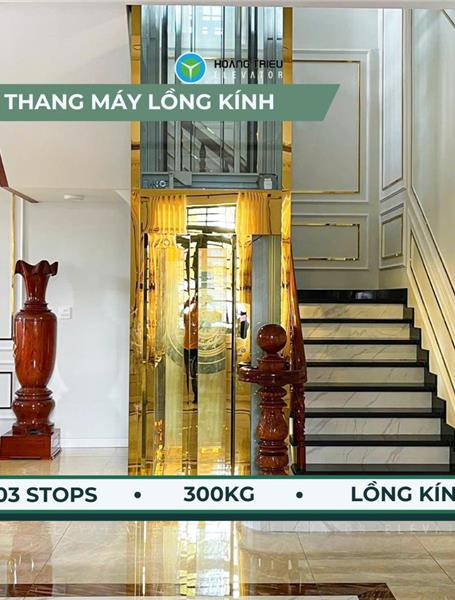 Thang máy Nanolift 300kg lắp tại Tiền Giang | Hoàng Triều