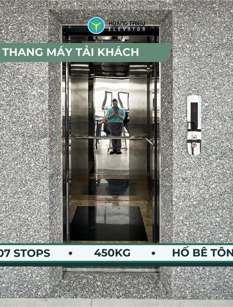Thang máy Nanolift 450kg lắp tại Q12| Hoàng Triều