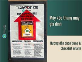 Máy kéo thang máy gia đình — Hướng dẫn chọn đúng & checklist nhanh