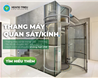 Cabin Mẫu Thang Máy Tròn Vách Kính