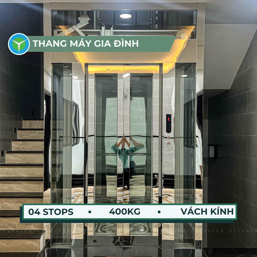 Thang máy gia đình 400kg lắp đặt tại Ngô Quyền, Quận 5