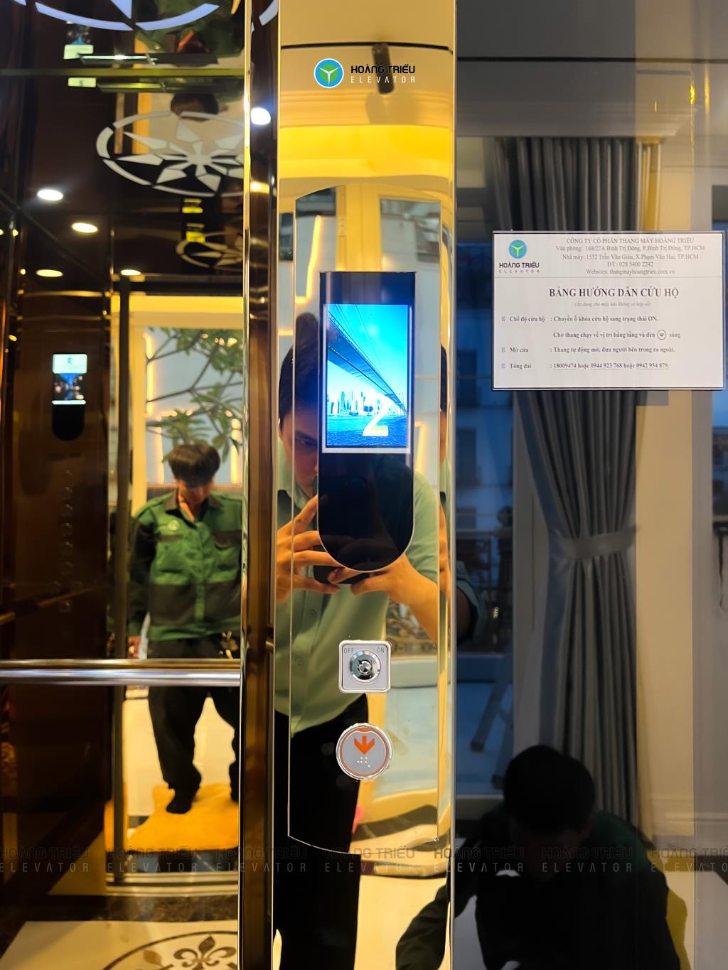 Thang máy Nanolift 300kg lắp đặt tại Q7