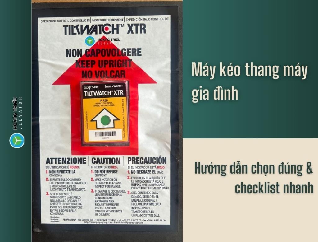 Máy kéo thang máy gia đình — Hướng dẫn chọn đúng & checklist nhanh