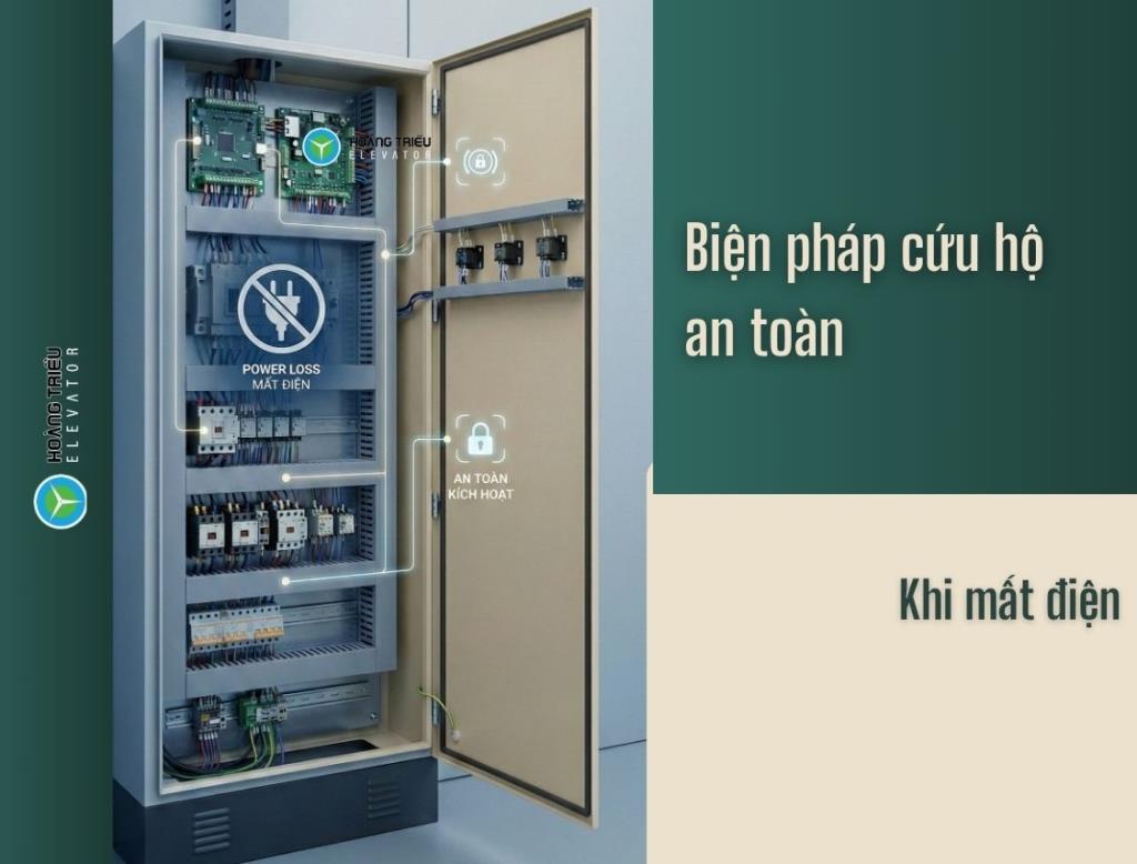 Những biện pháp cứu hộ khi thang máy đột ngột mất điện