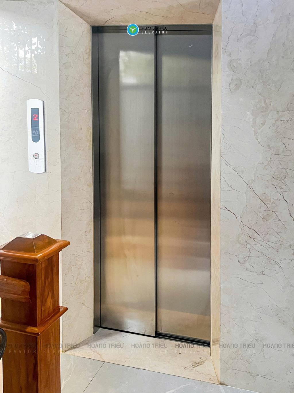 Thang máy Nanolift 300kg lắp đặt tại Q2