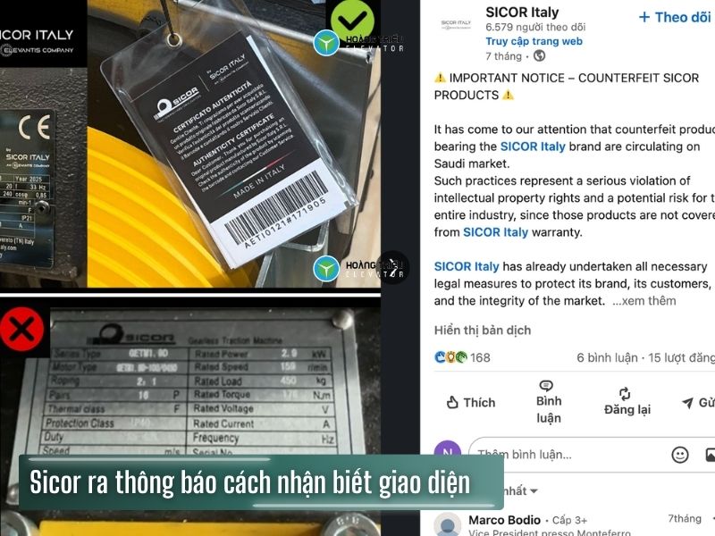 Cách nhận biết máy kéo Sicor chính hãng và cách xác minh