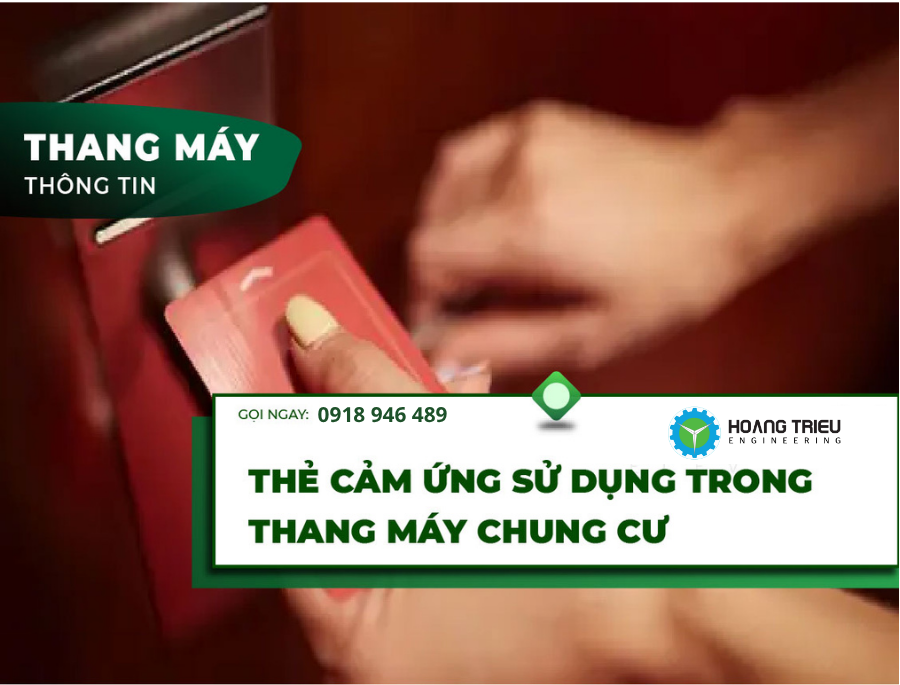 Thẻ cảm ứng trong thang máy chung cư