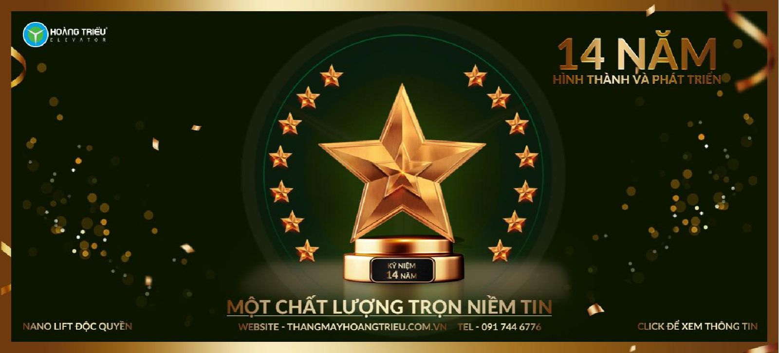 Vì sao nên chọn thang máy gia đình NanoLift thương hiệu Hoàng Triều - thang máy Hoàng Triều